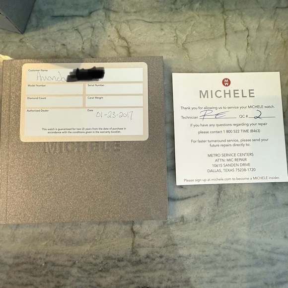 Michele 18K Yellow Gold with Diamonds Art Deco - Picture 3 of 8